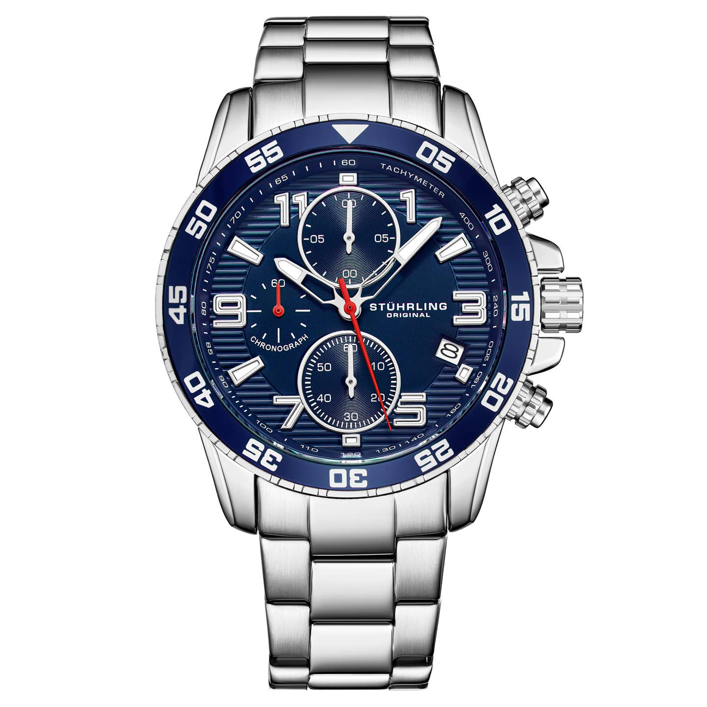 Stuhrling Original Concorso Men's Quartz Chronograph Watch, 40mm