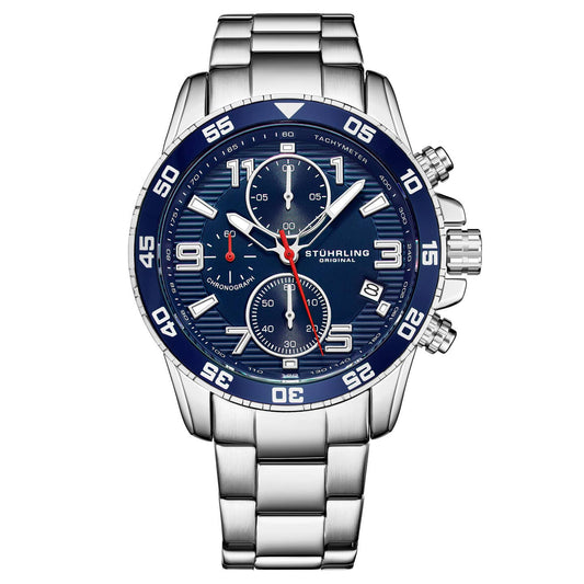 Stuhrling Original Concorso Men's Quartz Chronograph Watch, 40mm