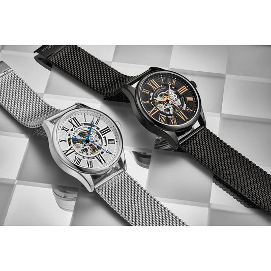 Stuhrling Original Atrium 3942M Men's Automatic Skeleton Watch, 42mm