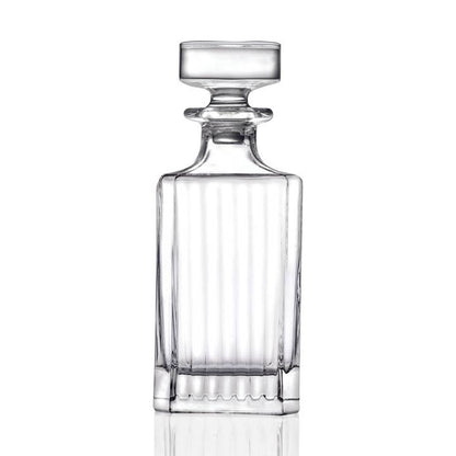 Barski Timeless Crystal Whiskey Decanter, 25 oz.