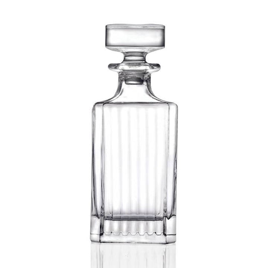Barski Timeless Crystal Whiskey Decanter, 25 oz.