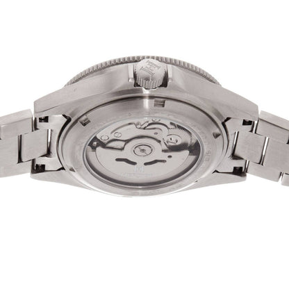 Heritor Calder Men's Automatic Date Bracelet Watch, Silver/Black