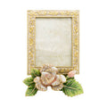 Jay Strongwater Kaylee Rose 3" x 4" Crystal Enamel Picture Frame