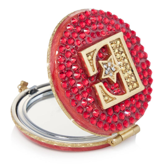 Jay Strongwater Elton John "E" Compact Mirror