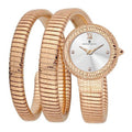 Christian Van Sant Naga Women's Quartz Watch, Silver Dial