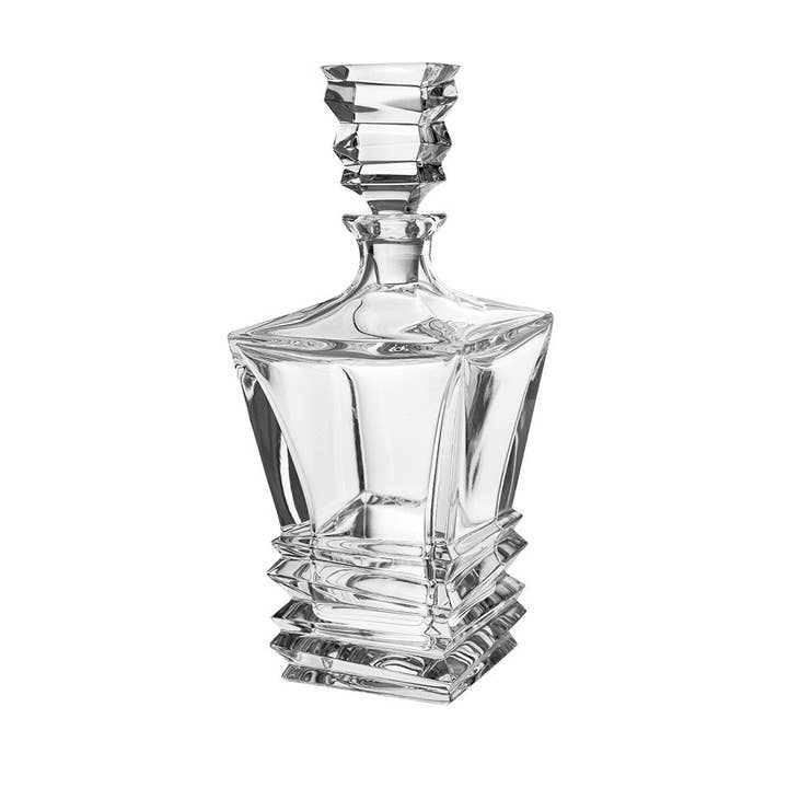 Barski Rocky Crystal Decanter, 28 oz.