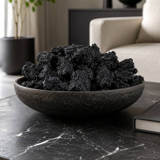 Decorative Object - Black Silicon Carbide Raw Stone Filler