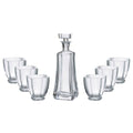 Arezzo Glass Whiskey Decanter Set, 25 oz.
