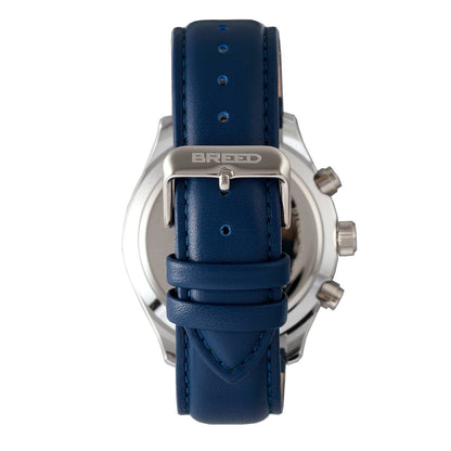 Breed Maverick Men's Quartz Chronograph Date Leather Watch