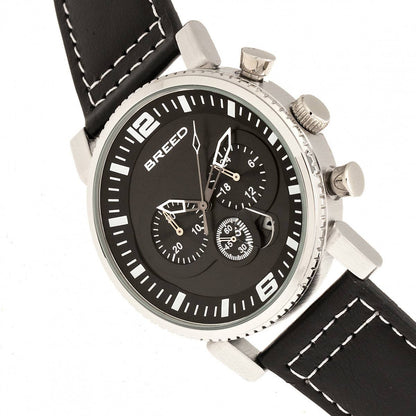 Breed Ryker Men's Quartz Chronograph Date Leather Watch