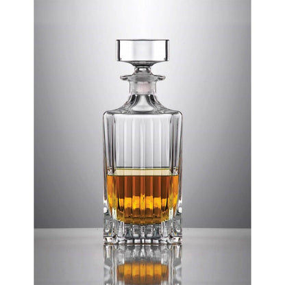 Timeless Crystal Whiskey Decanter Set, Decanter: 25 oz.; DOF glasses: 10.5 oz.