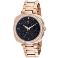 Christian Van Sant Mirabella Women's Quartz Watch, Black Dial