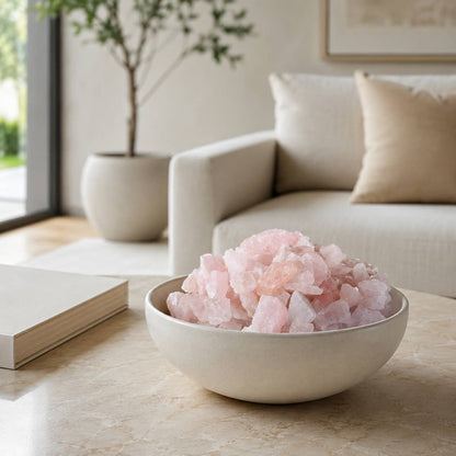 Decorative Object - Pink Rose Quartz Raw Stone Filler