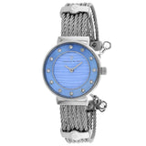 Christian Van Sant Cavo Women's Quartz Watch, Blue Dial