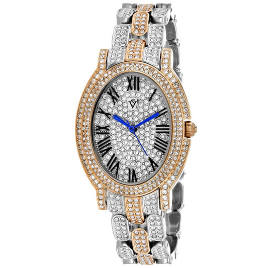 Christian Van Sant Amore Women's Quartz Watch, Silver Dial