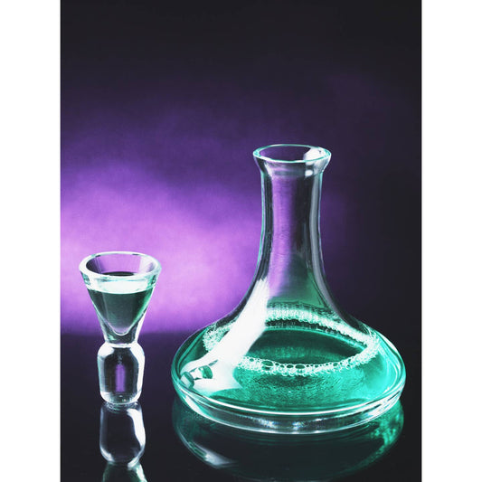 Luminous Crystal glass Mouthwash Decanter, 5 oz.