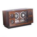 Bey-Berk CEO Watch Winder & Storage Case – Ebony Burlwood