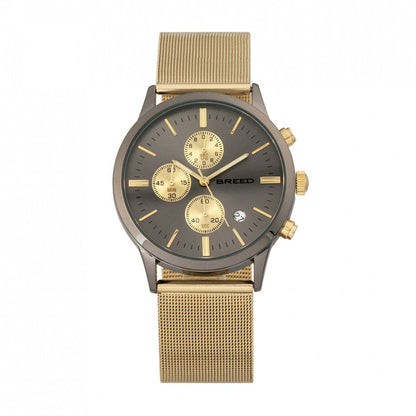 Breed Espinosa Men's Quartz Chronograph Date Mesh Bracelet Watch