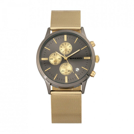Breed Espinosa Men's Quartz Chronograph Date Mesh Bracelet Watch