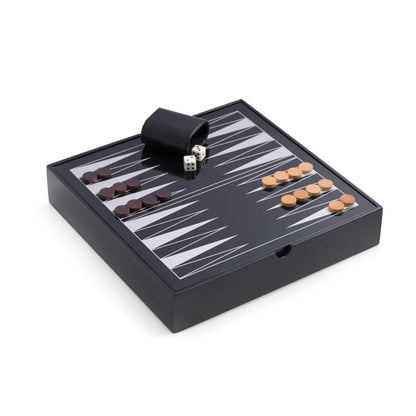 Evan 6-in-1 Multi Game Set – Chess, Backgammon, Dominoes, Cribbage, Cards & Poker Dice