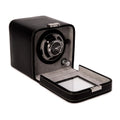 Bey-Berk Executive Automatic Watch Winder – Black Leather