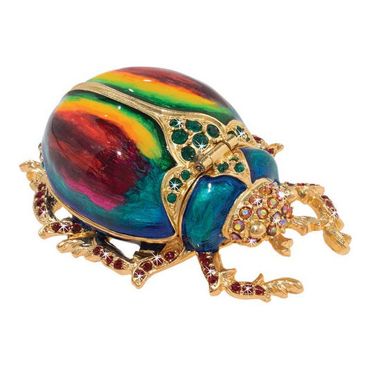 Jay Strongwater Pharaoh Beetle Decorative Box