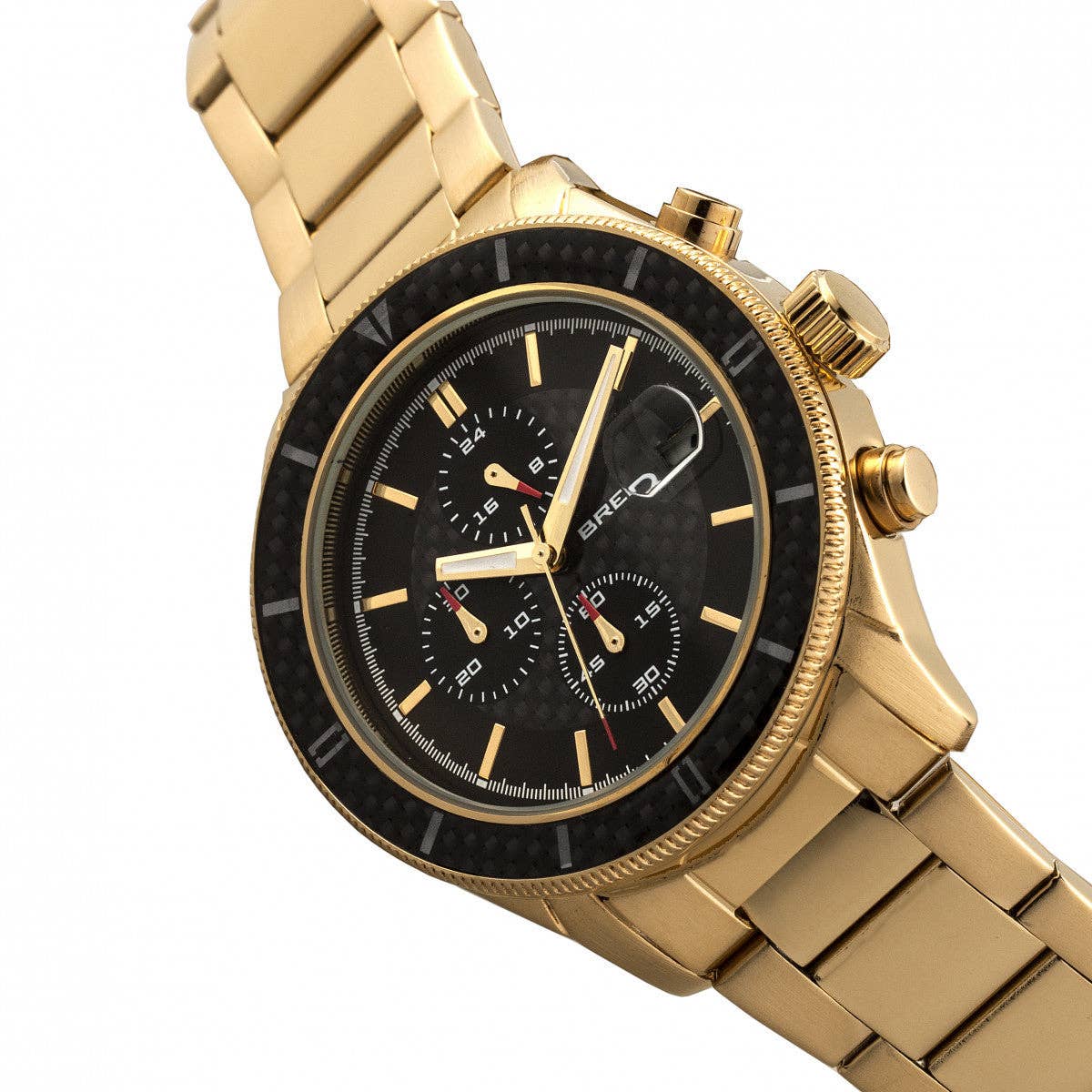 Breed Maverick Men's Quartz Chronograph Date Bracelet Watch