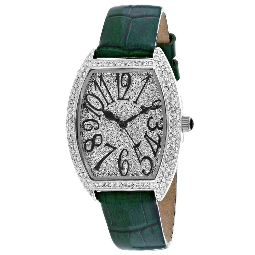 Christian Van Sant Elegant Women's Quartz Watch, White Dial
