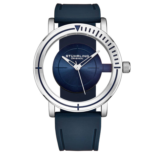 Stuhrling Original Sniper 3915 Men's Quartz Aviator Watch, 42mm