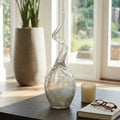 Decorative Object - Clear Glass Small Speckled, 14 in.