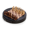 Isaac Wooden Chess Set with Storage Drawers – Luxury Walnut & Maple Chess Board