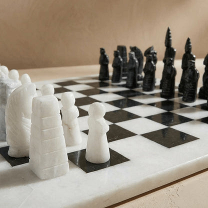 Japanese Inspired Marble Chess Set