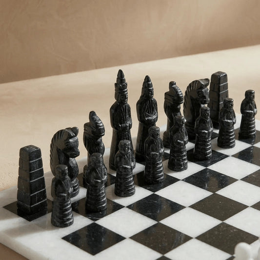 Japanese Inspired Marble Chess Set
