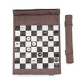 Jones Portable Roll-Up Chess Set – Travel Chess Board with Storage