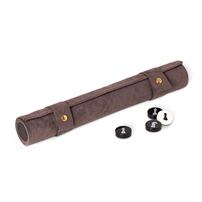 Jones Portable Roll-Up Chess Set – Travel Chess Board with Storage