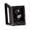 Louis Ash Wood High Lacquer 2-Watch Winder & 2-Watch Storage Case