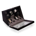 Louis Ash Wood High Lacquer 4-Watch Winder & 4-Watch Storage Case