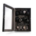 Louis Ash Wood High Lacquer 8-Watch Winder & 4-Watch Storage Case