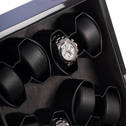 Louis Ash Wood High Lacquer 8-Watch Winder & 4-Watch Storage Case