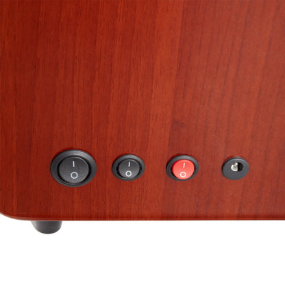 Monty 6-Watch Winder & 4-Watch Storage Case – Burlwood Finish