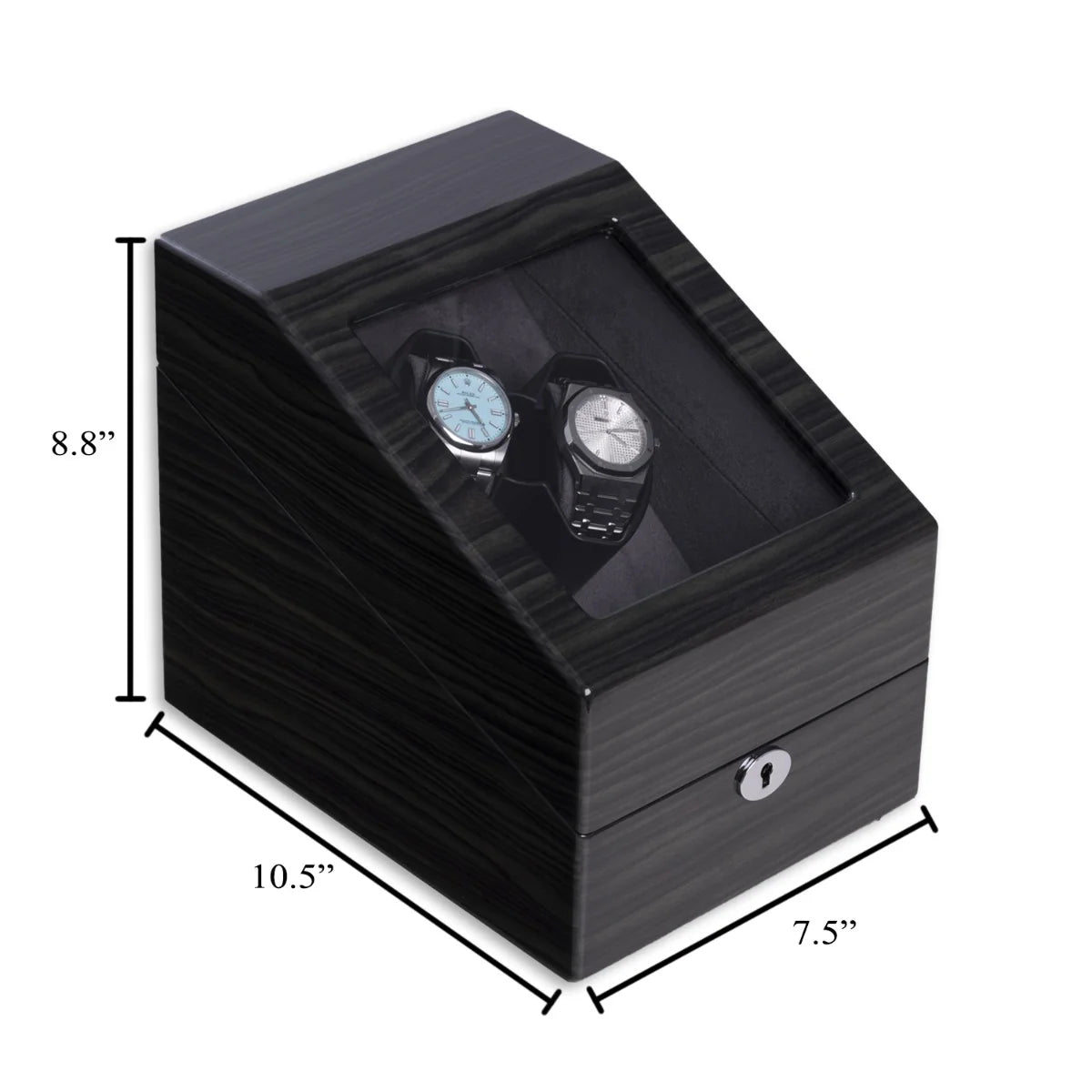 Submariner 2-Watch Winder & 3-Watch Storage Case
