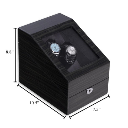 Submariner 2-Watch Winder & 3-Watch Storage Case