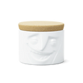 TASSEN Cheerful Face Porcelain Storage Jar – 30 oz