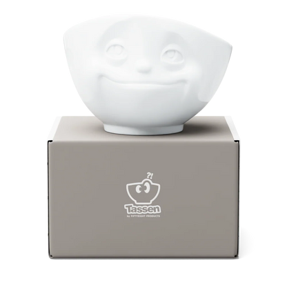 TASSEN Dreamy Face Porcelain Bowl – 16 oz