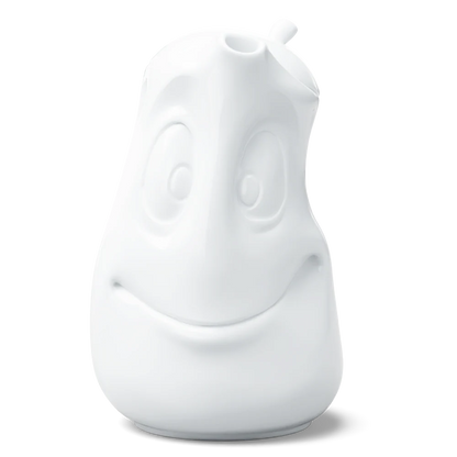 TASSEN Good Mood Face Porcelain Teapot with Lid – 40 oz