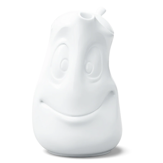 TASSEN Good Mood Face Porcelain Teapot with Lid – 40 oz