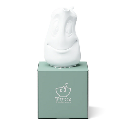 TASSEN Good Mood Face Porcelain Teapot with Lid – 40 oz