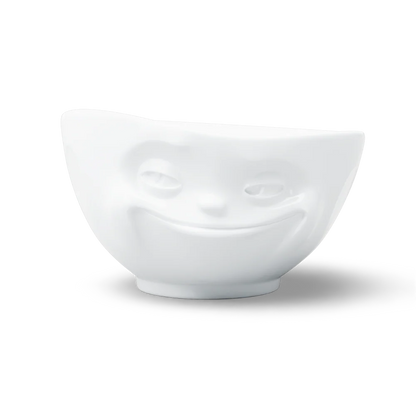 TASSEN Grinning Face Porcelain Bowl – 16 oz