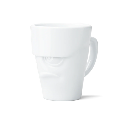 TASSEN Grumpy Face Porcelain Mug – 11 oz