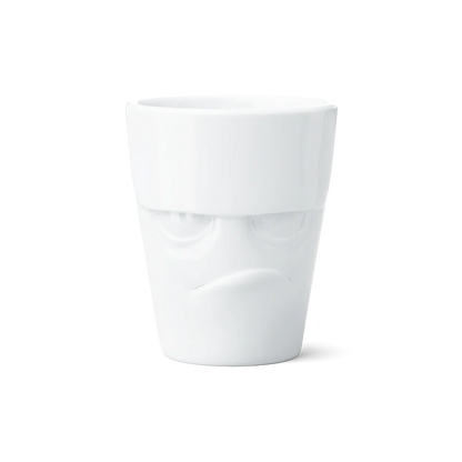 TASSEN Grumpy Face Porcelain Mug – 11 oz